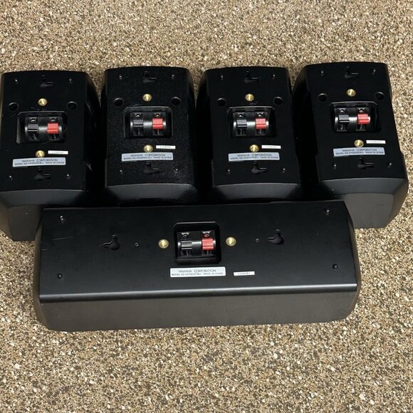 Yamaha NS-AP2600C & NS-AP2600S Set Of 5 Surround Sound Stereo Speakers TESTED - Picture 5 of 8